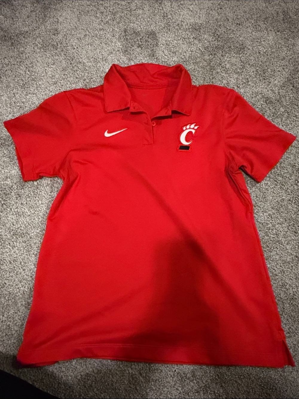 Nike Red Cincinnati Bearcats Polo